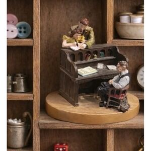 VTG 1994 Goebel Miniature Marriage License Curtis Cameo Portrait America Trinket